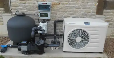 electric heater installation services with connected outdoor heating system equipment in Phoenix, AZ