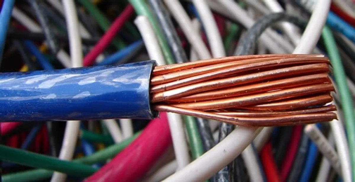 electrical wiring services showing exposed copper conductors and cable preparation in Phoenix, AZ