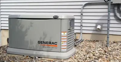 generator installation service featuring outdoor standby generator setup by licensed electricians in Phoenix, AZ