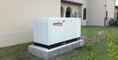 generator installation service showing standby generator professionally installed for residential power backup in Phoenix, AZ