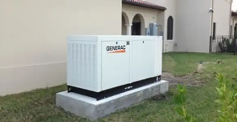 generator installation service showing standby generator professionally installed for residential power backup in Phoenix, AZ