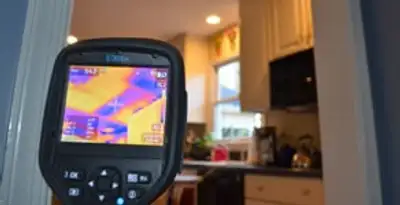 home energy audit service using thermal imaging to evaluate electrical efficiency inside a home in Phoenix, AZ
