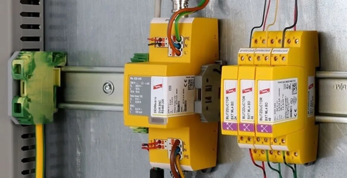 lightning surge protection system with surge suppressors installed by electrical service professionals in Phoenix, AZ