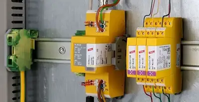 lightning surge protection system with surge suppressors installed by electrical service professionals in Phoenix, AZ