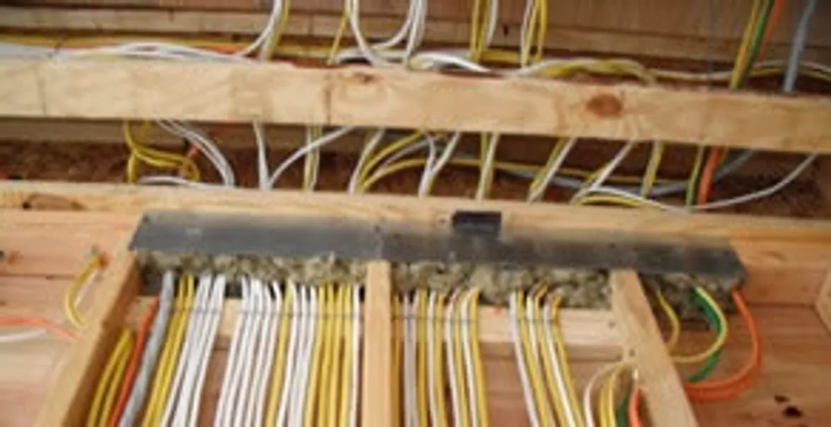 new construction wiring services with organized electrical rough-in performed by licensed electricians in Phoenix, AZ