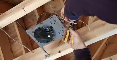 Professional recessed lighting installation with electrical wiring by licensed electricians in Phoenix, AZ