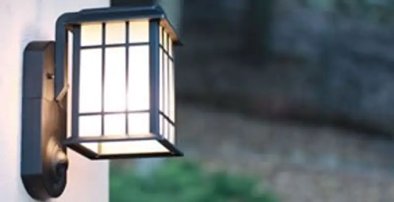 security light installation services with professionally mounted exterior wall light in Phoenix, AZ