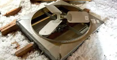 whole house fan installation services with attic-mounted ventilation unit in Phoenix, AZ